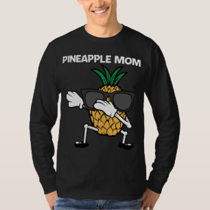 T-shirt Art Drôle Ananas Pour Maman Mère Fruit Été Lo