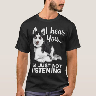 T-shirt Art drôle de chien Husky pour Husky Sibérien