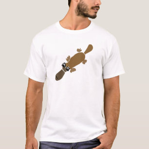 T-shirt Art drôle d'ornithorynque de Duckbill