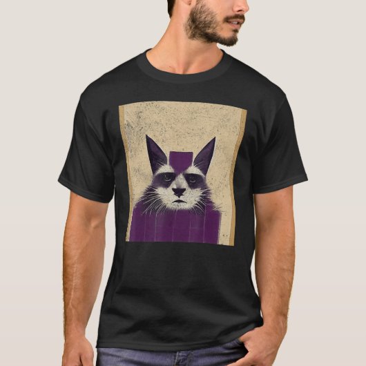 T-shirt Art du chat (Devant)