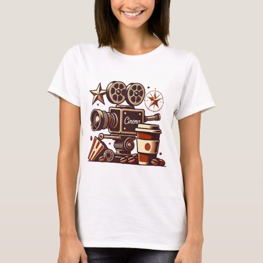 T-shirt Art du cinéma (Devant)