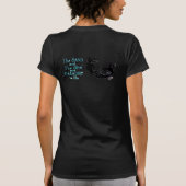 T-shirt Art du crâne humain décoré Thunder_Cove (Dos)