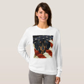 T-SHIRT ART DU DACHSHUND (Devant entier)