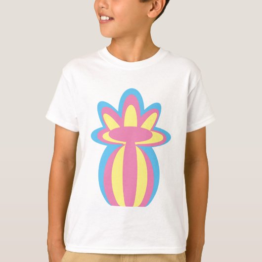 T-shirt Art du design de fleurs (Devant)