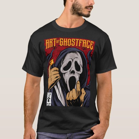 T-shirt Art du ghostface (Devant)