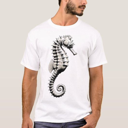 T-shirt Art du hippocampe (Devant)