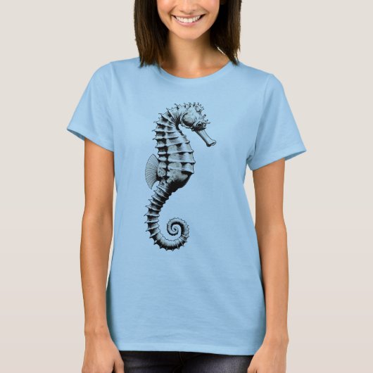 T-shirt Art du hippocampe (Devant)