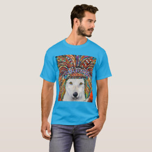 T-shirt Art du Loup Blanc