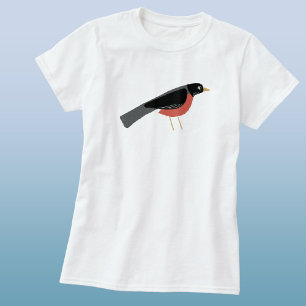 T-shirt Art du Merle d'Amérique
