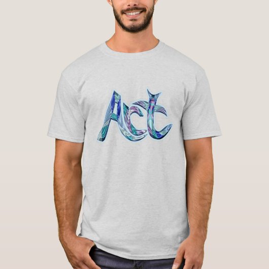 T-shirt Art du mot (Devant)