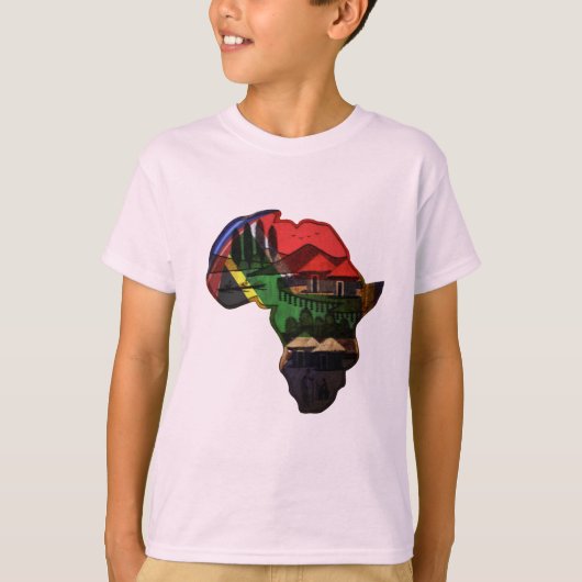 T-shirt Art du patrimoine africain - Une fusion culturelle (Devant)