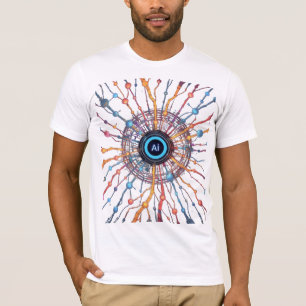T-shirt Art du réseau neuronal