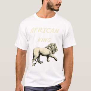 T-shirt Art du Roi African le Roi Afrique de lion