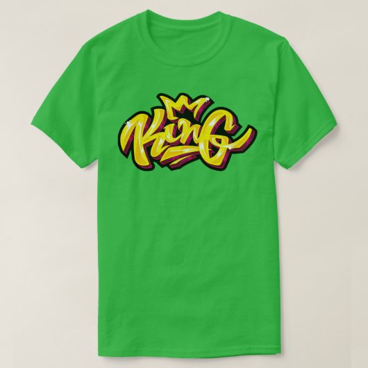 T-shirt Art du Roi Graffiti (Design devant)