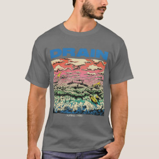 T-SHIRT ART DU VENTILATEUR ÉPUISÉ CALIFORNIE MAUDITE