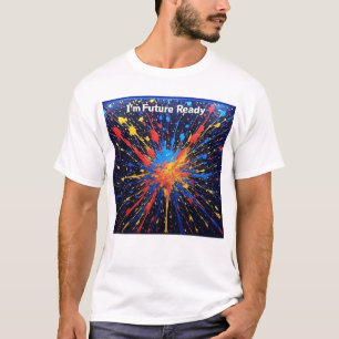 T-shirt Art éclaboussant d'encre