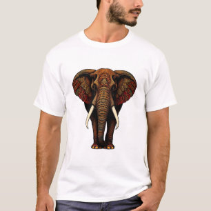 T-shirt Art Eléphant Ornat