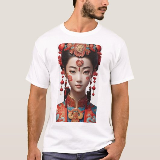 T-shirt Art en bois (Devant)