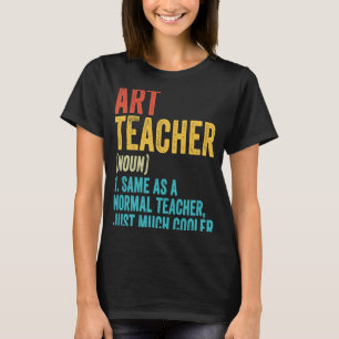 T-shirt Art Enseignant Définition Étudiant Vintage Retour