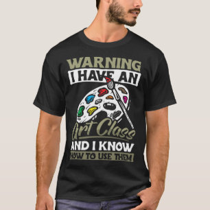 T-shirt Art Enseignant Vêtements Artiste Enseignement pour