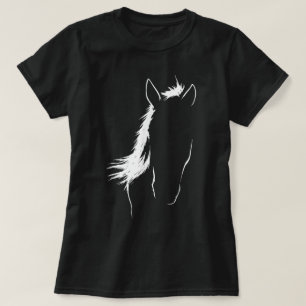 T-shirt Art équestre amateur de cheval cavalier à cheval