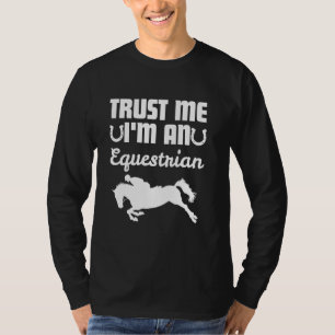 T-shirt Art équestre drôle pour hommes femmes cavalier de
