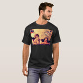 T-shirt Art esthétique Raphael Angles Chat Drôle Halloween (Devant entier)
