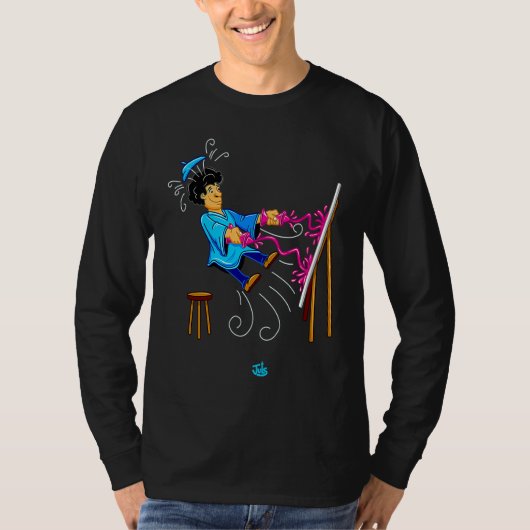 T-shirt Art Explosion Peinture Créative (Devant)