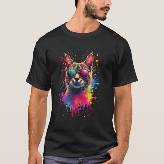 T-shirt Art félin (Devant)