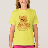 T-shirt Art Feline décontracté pour tous les âges (Devant)