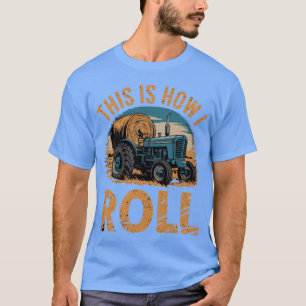 T-shirt Art fermier pour hommes femmes tracteur agricole b