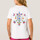 T-shirt Art floral (Dos)