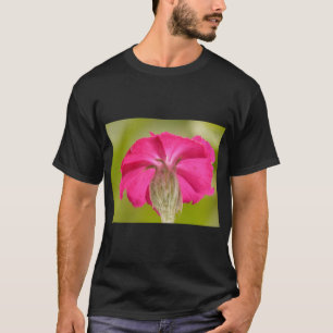 T-shirt Art Floral de la Couronne et de la Carnation