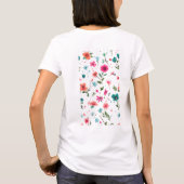 T-shirt Art floral dynamique (Dos)