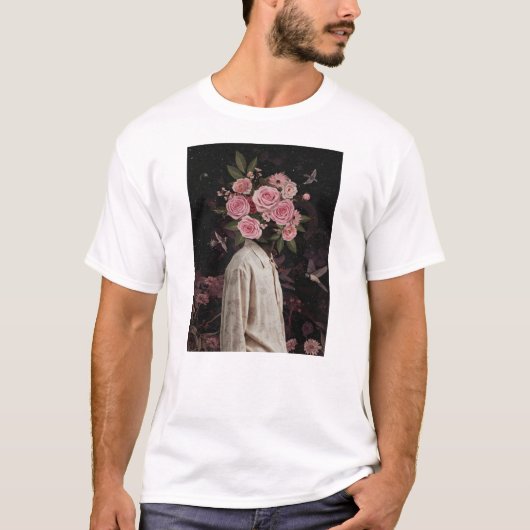 T-shirt Art floral Frank Moth (Devant)