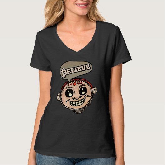 T-shirt Art Fun Crypto Belipto Pour CryptoCurrency Trader  (Devant)
