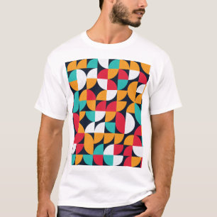T-shirt Art Générique : Motif triangle coloré