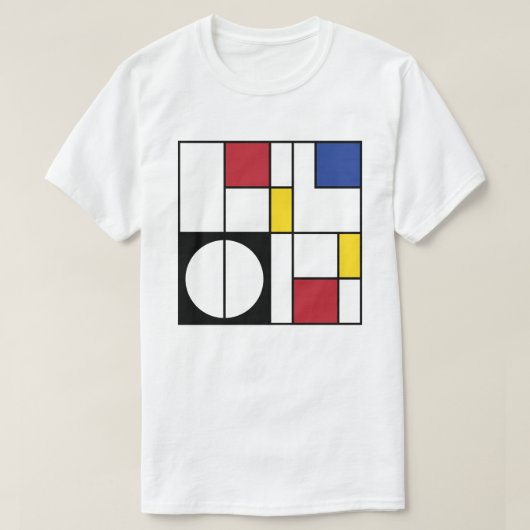 T-shirt Art Géométrique Abstrait (Design devant)