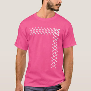 T-shirt Art géométrique abstrait minimaliste