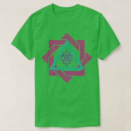 T-shirt Art géométrique coloré (Design devant)