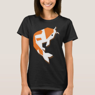 T-shirt art géométrique "Je suis un poisson Koi" pour tout