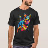T-shirt Art German Shepherd (Devant)