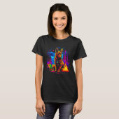 T-shirt Art German Shepherd Dog Wilderness (Devant entier)
