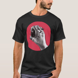 T-shirt Art gothique d'horreur - main poignardée