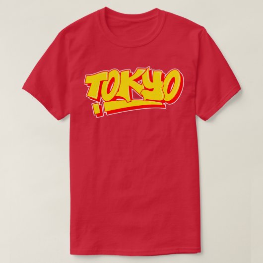 T-shirt Art Graffiti de Tokyo (Design devant)