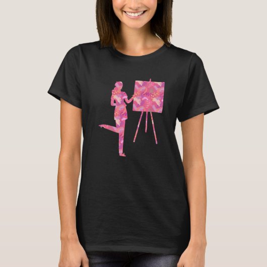 T-shirt Art Graphic Painting Painter Paint Artwork Artist (Devant)