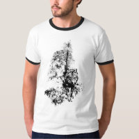 Art graphique Loup gris faune nature animale