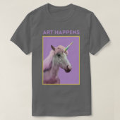 T-shirt Art Happen Unicorn Horse (Design devant)