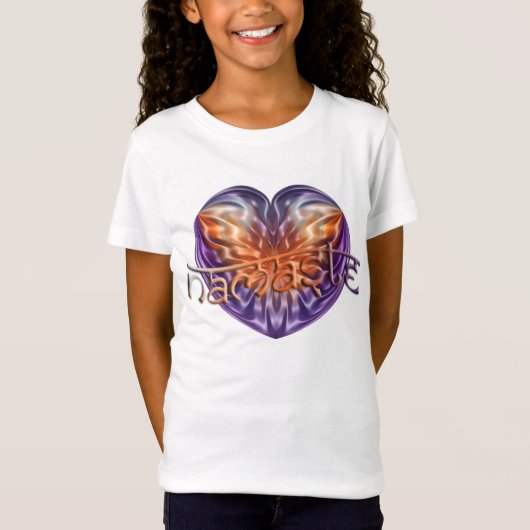 T-Shirt ART Heart NAMASTE (Devant)