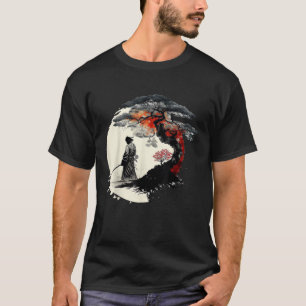 T-shirt Art japonais Aikido Arbre de vie Paix Art de guerr